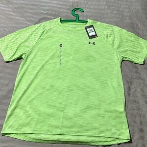 Under Armour Men's Lime Green Short Sleeve Tee